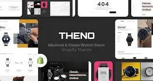 THENO | Minimal & Clean Watch Store Shopify Theme