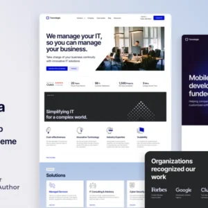 Technology – IT Services & App Development WordPress Theme