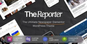 The Reporter – Newspaper Editorial WordPress Theme