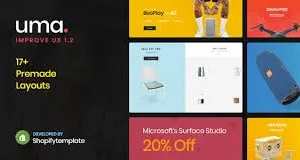Uma – Minimal Clean Multiple Shopify Theme