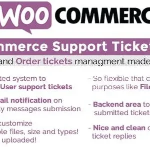 WooCommerce Support Ticket System