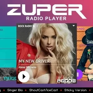 Zuper – Shoutcast and Icecast Radio Player With History Elementor Widget Addon