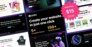 Zuzu – NFT & Crypto WordPress Theme