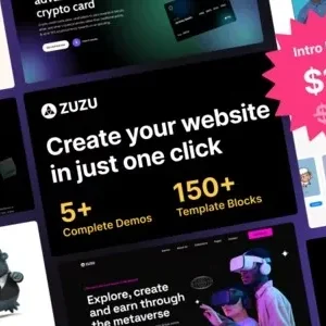 Zuzu - NFT & Crypto WordPress Theme