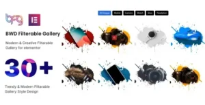 BWD Filterable Gallery  – addon for elementor
