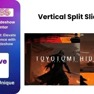 BWD Vertical Split Slideshow- Addon For Elementor