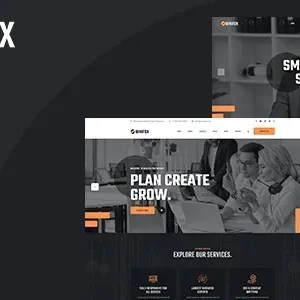 Binifox - Digital Agency Services WordPress Theme + RTL