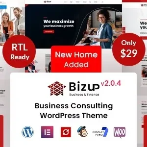 Bizup - Business Consulting WordPress Theme