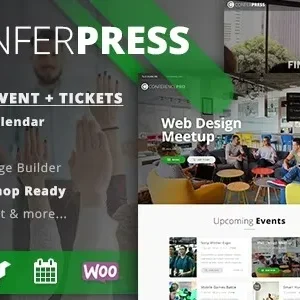 ConferPress – Multipurpose Event Tickets WordPress Theme