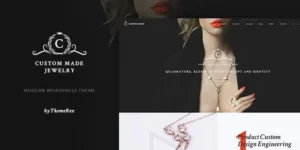 Custom Made – Jewelry Manufacturer and Store WordPress Theme