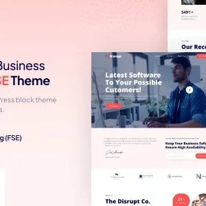 Disrupt - Tech Startup Business FSE WordPress Theme