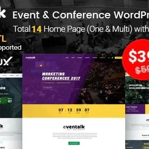 EvnTalk - Event Conference WordPress Theme