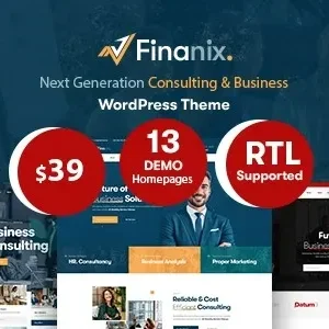 Finanix - Business WordPress Theme
