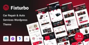 Fixturbo  – Car Service & Auto Repair Elementor WordPress Theme MultiPurpose