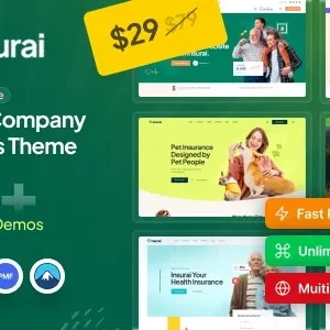 Insurai - Insurance Company WordPress Theme