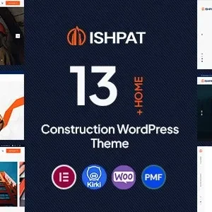 Ishpat - Construction WordPress Theme