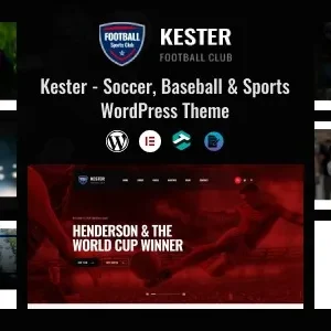 Kester - Soccer Club & Sports News WordPress Theme