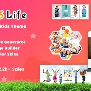 Kids Life - Children WordPress Theme
