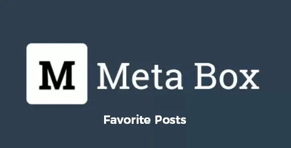 Meta Box Favorite Posts