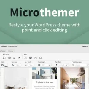 Microthemer - WordPress Visual CSS Editor