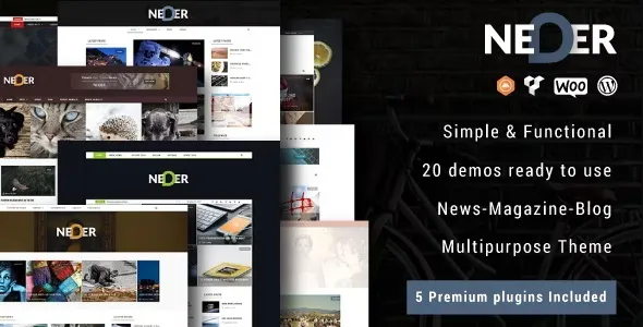 Neder – WordPress News Magazine and Blog Theme