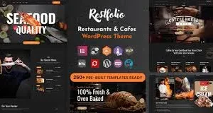 Restfolio – Elementor Restaurants & Cafes WordPress Theme