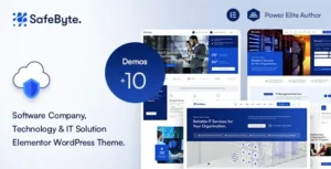 Safebyte  Technology & IT Solutions WordPress Theme