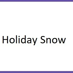 Slider Revolution Holiday Snow