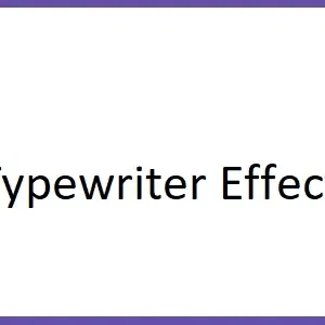 Slider Revolution Typewriter Effect