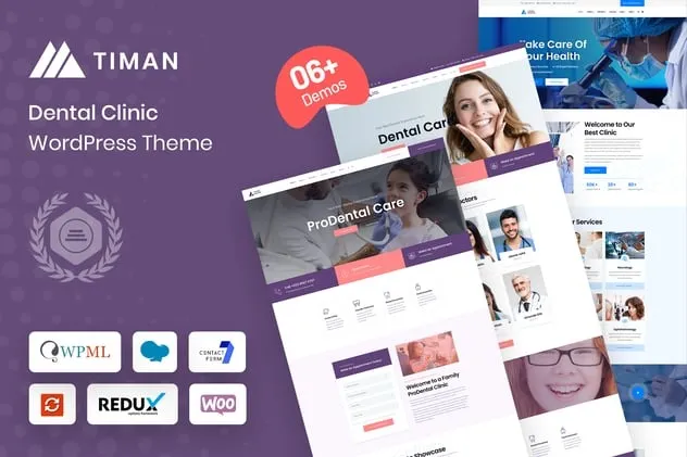 Timan – Dental Clinic WordPress Theme