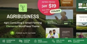 Agribusiness – Agriculture Business Consulting WordPress Theme