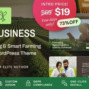 Agribusiness - Agriculture Business Consulting WordPress Theme