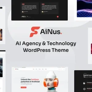 Ainus - AI Agency & Technology WordPress Theme