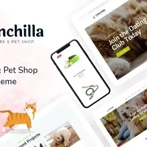 Chinchilla - Animal Care & Pet Shop WordPress Theme