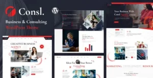 Consl  – Consulting Business WordPress Theme