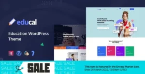 Educal – Online Courses & Education WordPress Theme + RTL