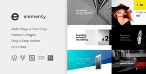 Elementy  – Multipurpose One & Multi Page WordPress Theme