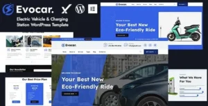Evocar  – Electric Vehicle & Charging Station WordPress Theme