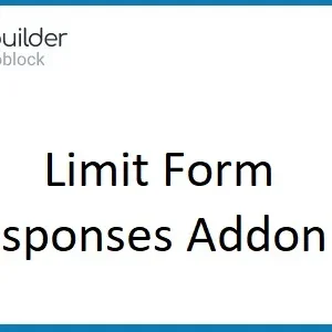 JetFormBuilder Limit Form Responses