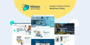 Klinixer  – Cleaning Services WordPress Theme + RTL