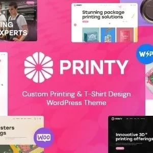 Printy – Custom Printing & T-Shirt Design WordPress Theme