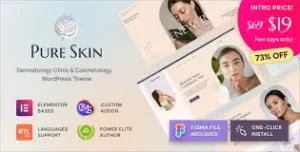Pure Skin – Dermatology Clinic & Cosmetology WordPress Theme