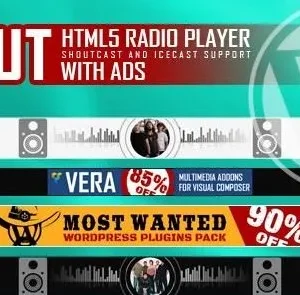 SHOUT- HTML5 Radio Player With Ads - ShoutCast and IceCast Support - WordPress Plugin