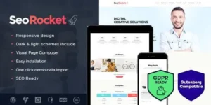 Seo Rocket  – Advertising & Marketing WordPress Theme
