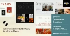 Showmax – Personal Portfolio & Showcase WordPress Theme