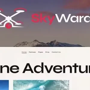 Skyward Drone Aerial Videography WordPress Theme