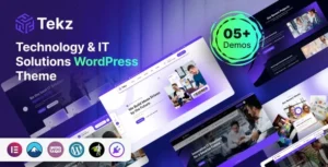 Tekz  – Technology & IT Solutions WordPress Theme