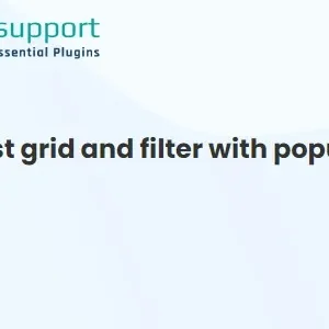 WP OnlineSupport Post grid and filter with popup Pro