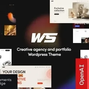 Wabi-Sabi Creative Agency and Portfolio WordPress Theme