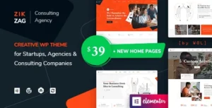 ZikZag  – Consulting & Agency WordPress Theme